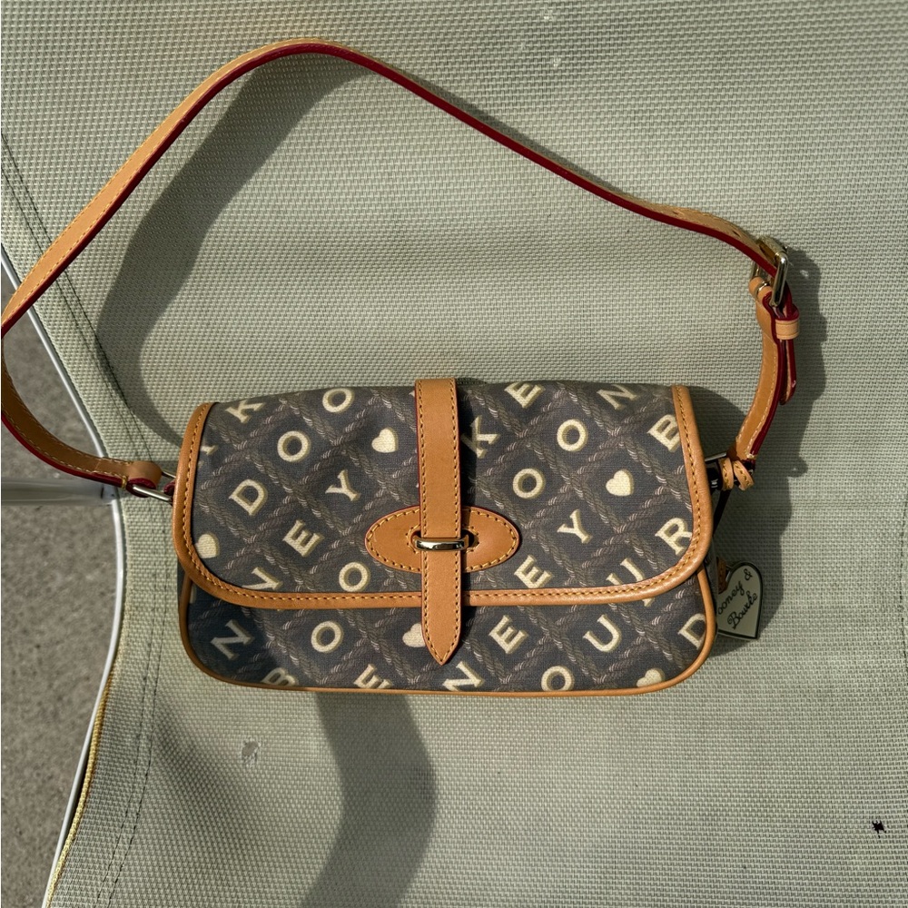Dooney & Bourke Brown and Tan Shoulder Bag